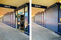 Security Shutters for Jaycar Electronics Stores from Trellis Door Co