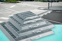 Anti-Slip Stainless Steel Heelguard Grates for Public Spaces by Hydro