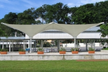 	Storm Water Collecting Shade Structure by MakMax Australia	