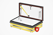 Fire-resistant Roof Hatches - RHTEI from Gorter Hatches