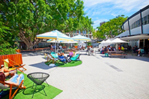 Outdoor Paving and Furniture for UNSW from AYZ Landscapes