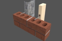 	Face Fix Veneer Tie for Steel and Timber by Cerra Metal Works	