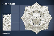 	820mm Floral Ceiling Roses - 20 by CHAD Group	