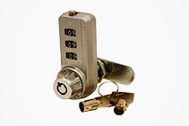 Ultra 3-wheel Combination Cam Locks from KSQ