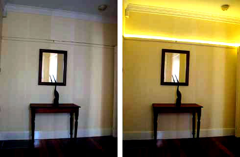 Before & after - see the difference HBA6-360 LED Ribbon makes.