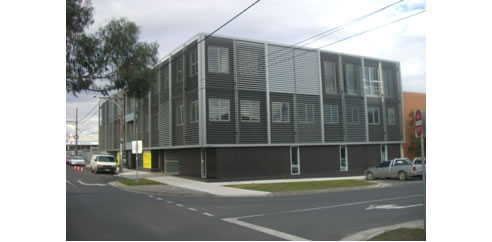 building constructed with thermomass insulation system