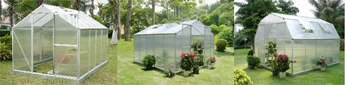 clear polycarbonate greenhouses