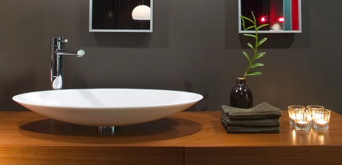 basin made from corian
