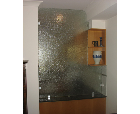 glass kitchen divider