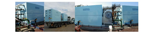 evaporative condensers for refrigeration