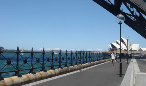 cast iron balustrading at dawes point