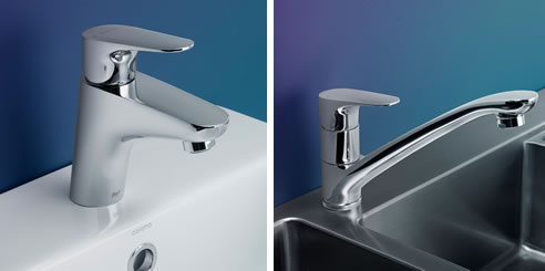 flickmixer plus basin and sink mixer