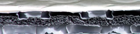 cross section reflective insulation
