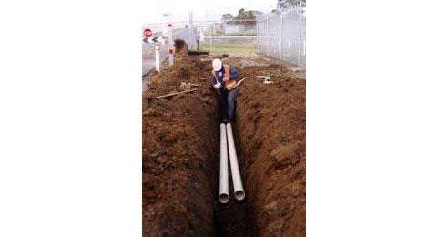 telecommunications pipeline installation