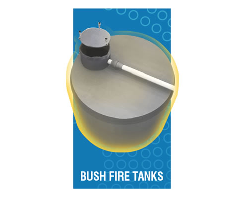 water tank bush fire proof