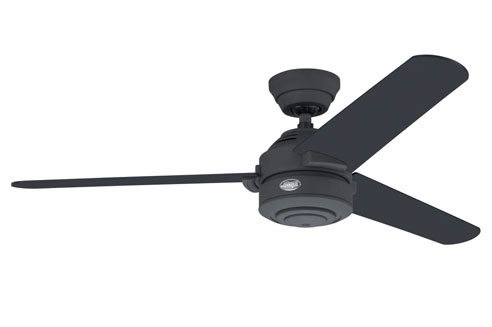 black ceiling fan