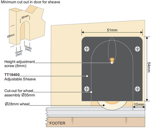 adjustable sheave diagram