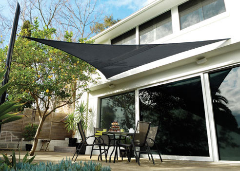 Example of coolaroo shade sail available at gazebos australia