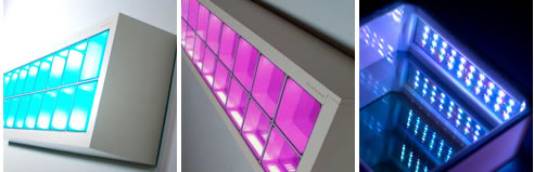 colour changing led glass bricks