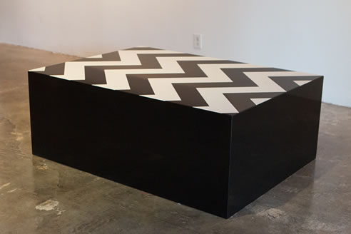 caesarstone chevron coffee table