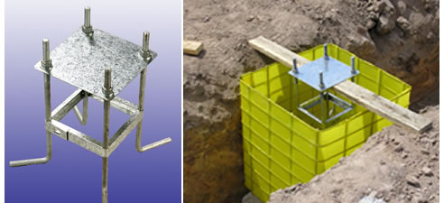 foundation anchoring bolt kit footipak