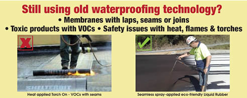 waterproofing membranes old vs new technology