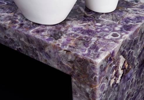 amethyst bench top