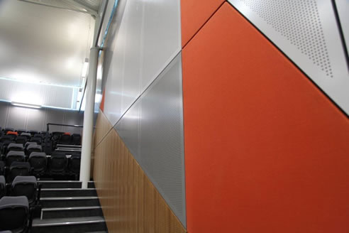concealed fixed acoustic lining