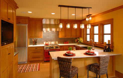 warm timber kitchen