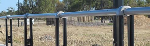 perimeter barrier and bollards
