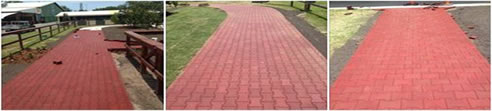 interlocking rubber paving