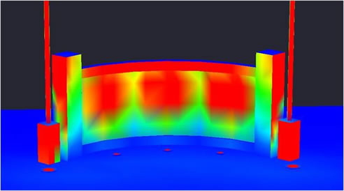 inground wallwash lighting software simulation