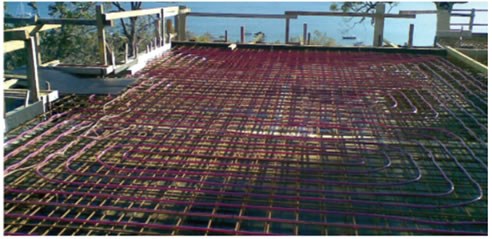 hydronic underfloor heating