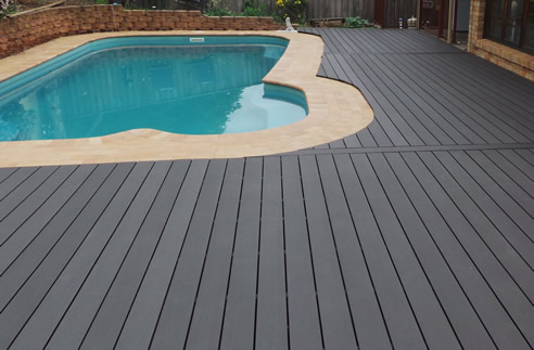 composite pool decking