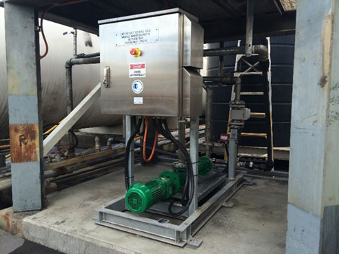 dosing skid saraji mine