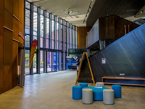 motorised louvres cairns institute