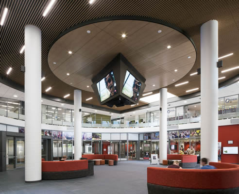 USQ Building supawood ceiling