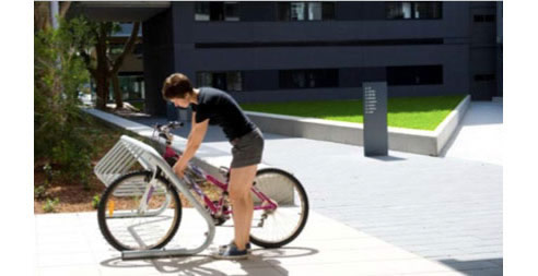 bike parking rails