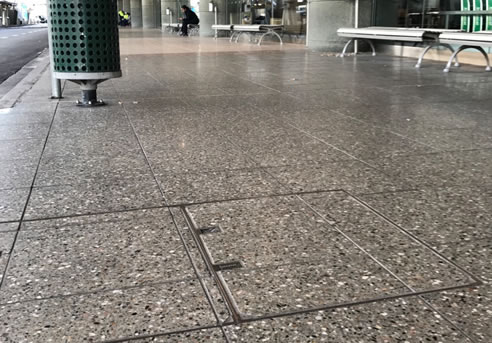 brass edged cover sydney domestic airport terminal