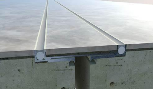 minimalist expansion joint cover plate