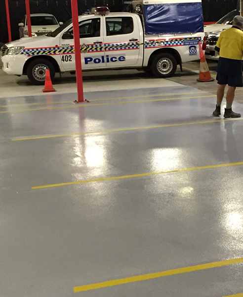 Anti-Skid Surface for Car Parks 