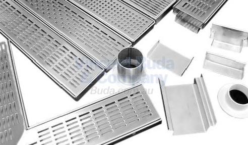 Aqualuna Stainless Steel Bathroom Grates from Vincent Buda