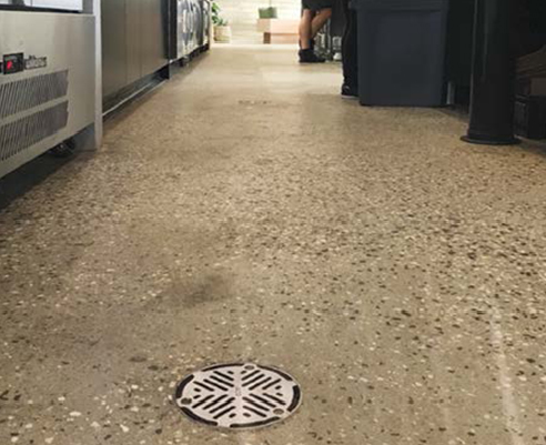 Commercial Polished Concrete Floor Drainage System by ACO