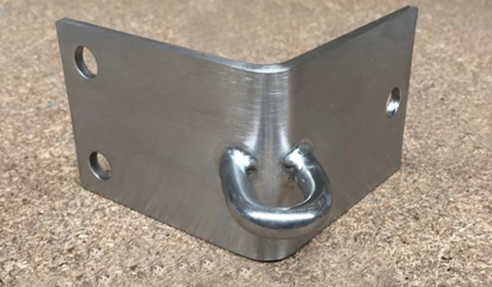 Custom-Made Shade Sail Corner Brackets from Miami Stainless