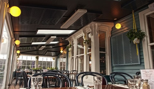 Echohush Acoustic Panel for Restaurants from Pyrotek