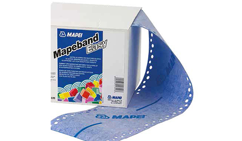Mapeband Easy for Elastic Waterproof Joints from MAPEI