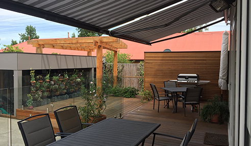 Semina Folding Arm Awning Applications in the Shoalhaven from Blinds by Peter Meyer