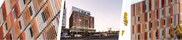 Bespoke Vertical Louvre Facades: TLC Aged Care, Fitzroy North Victoria