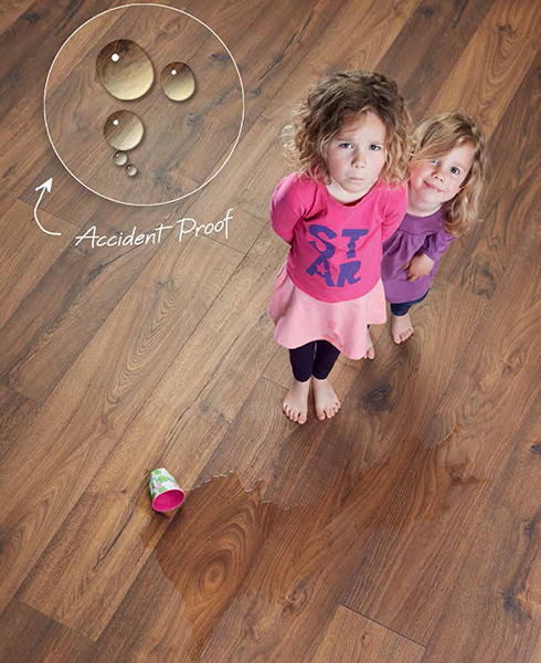 Accident-Proof Aquastop European Laminate Flooring