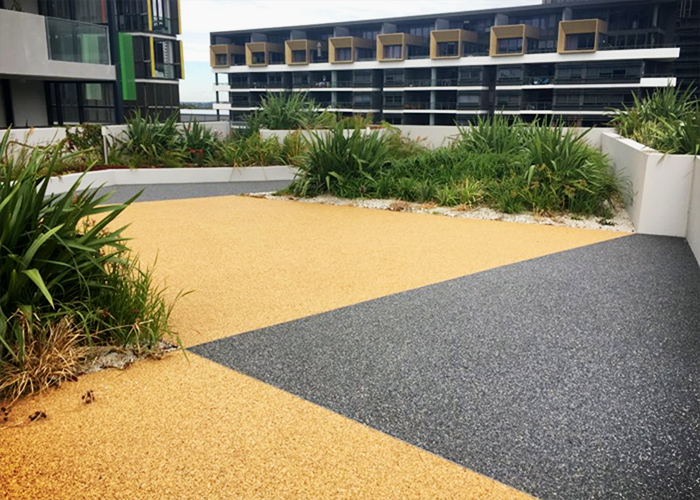 Resin-Bonded Stone Surfaces - DriveTec by WaterPave